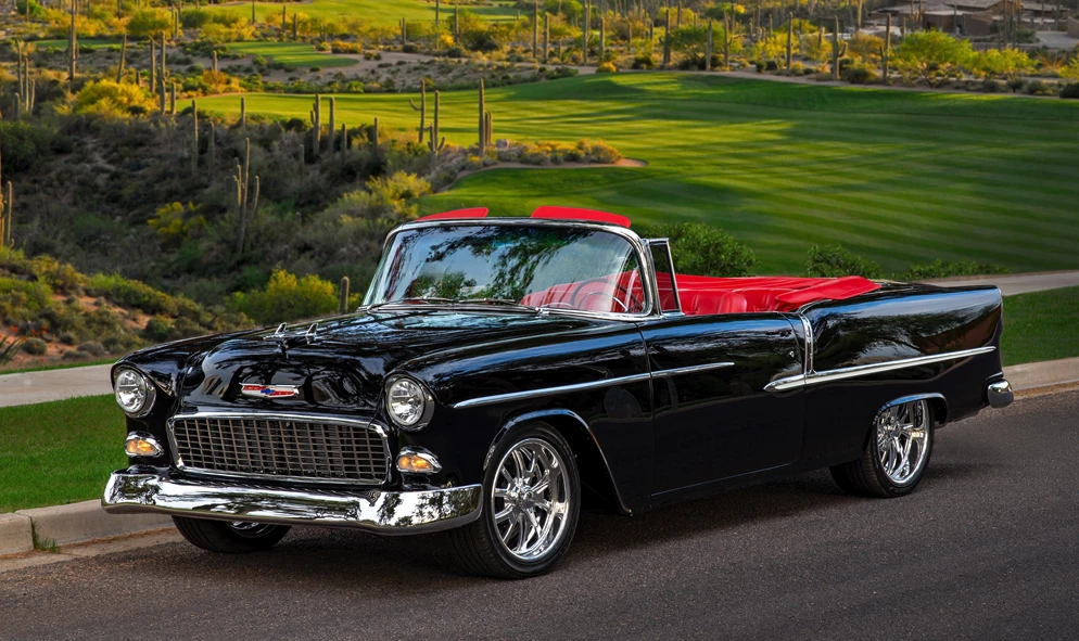 $363,000 | 1955 CHEVROLET BEL AIR CUSTOM CONVERTIBLE | Auction Link: Barrett-Jackson