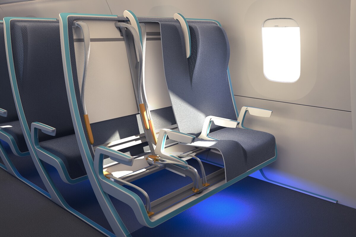 Seymourpowell S Morph Concept Customizable Airline Seating For A Price Since washington deregulated the airline industry 38 years ago, coach class seat size has shriveled. customizable airline seating for a price