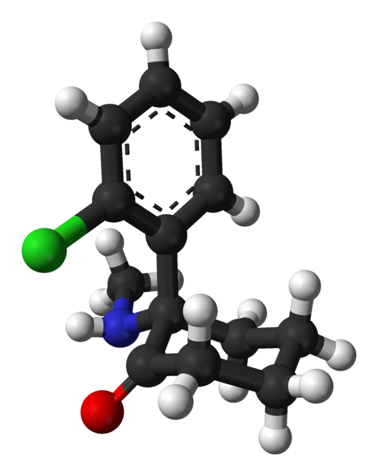 A model of the ketamine molecule