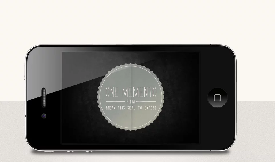 One Memento is part-camera app and part-digital photography experiment