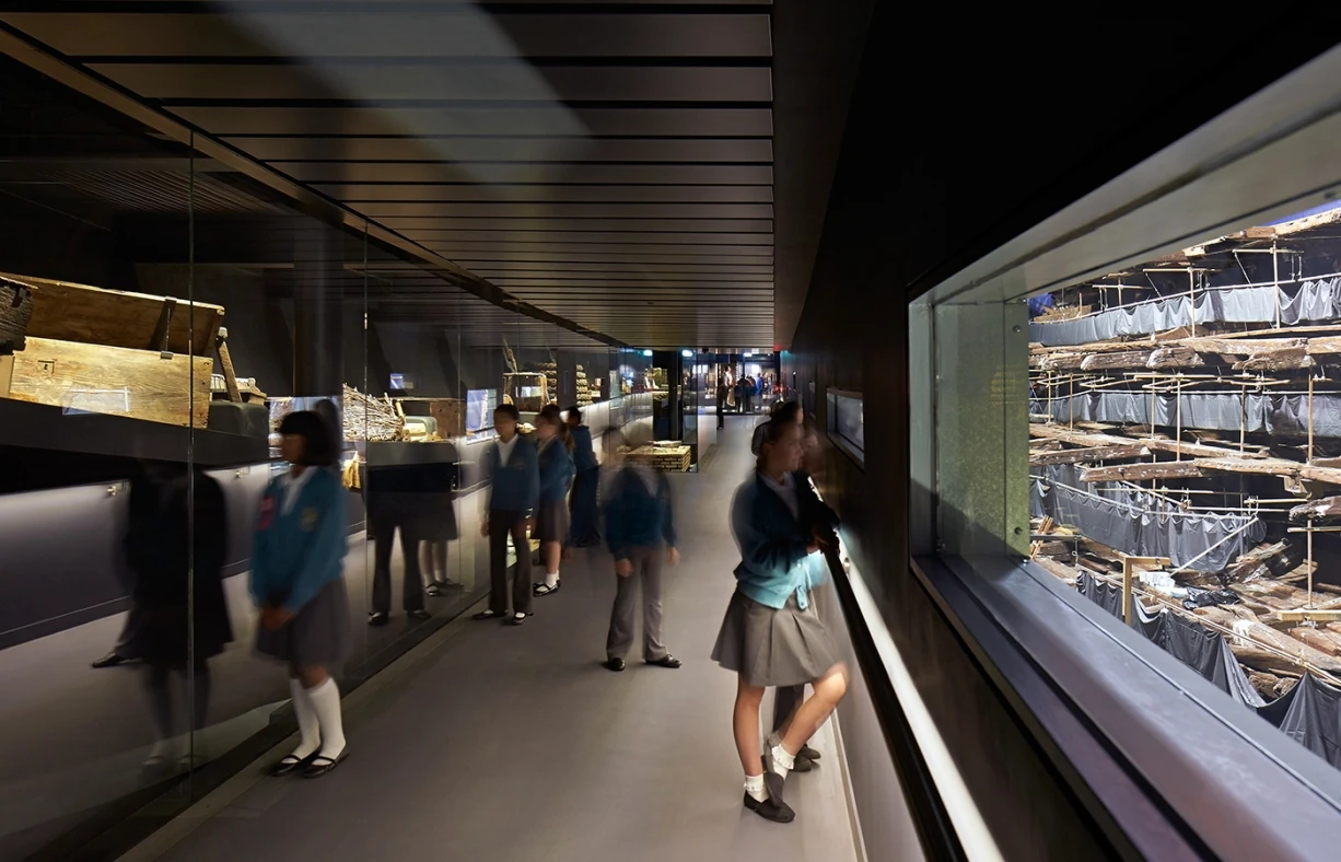 The interior of the Mary Rose Museum in the UK, by Perkins+Will, took out the Civic, Culture & Transport category at the 2017 Inside Awards