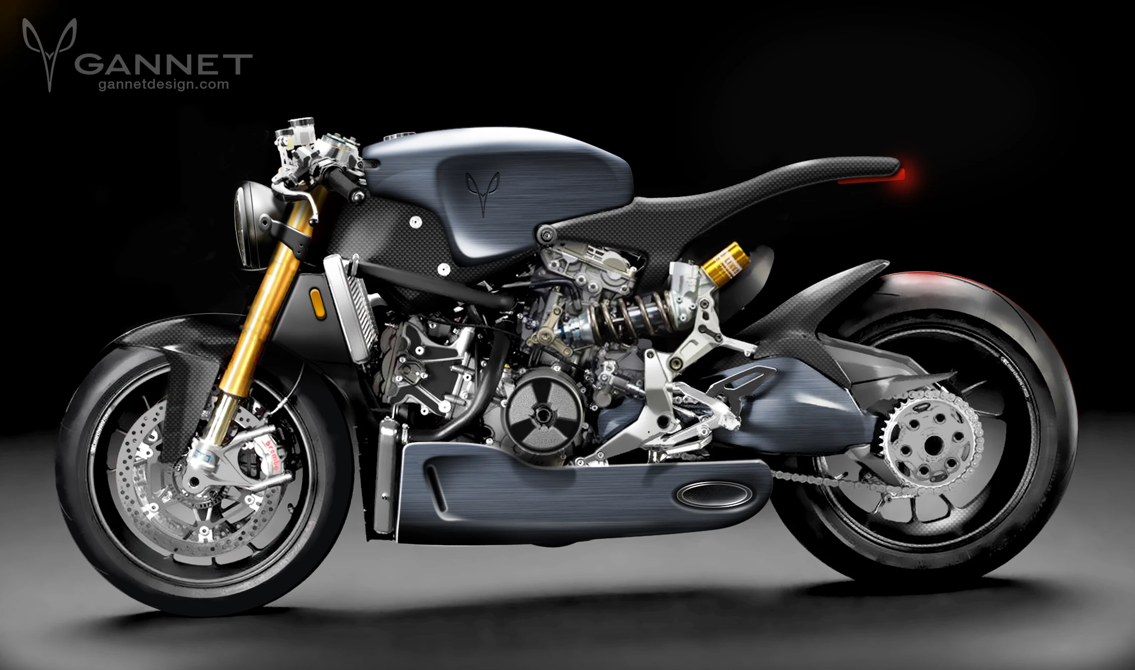 Gannet Design's Ducati Cafe Racer Concept
