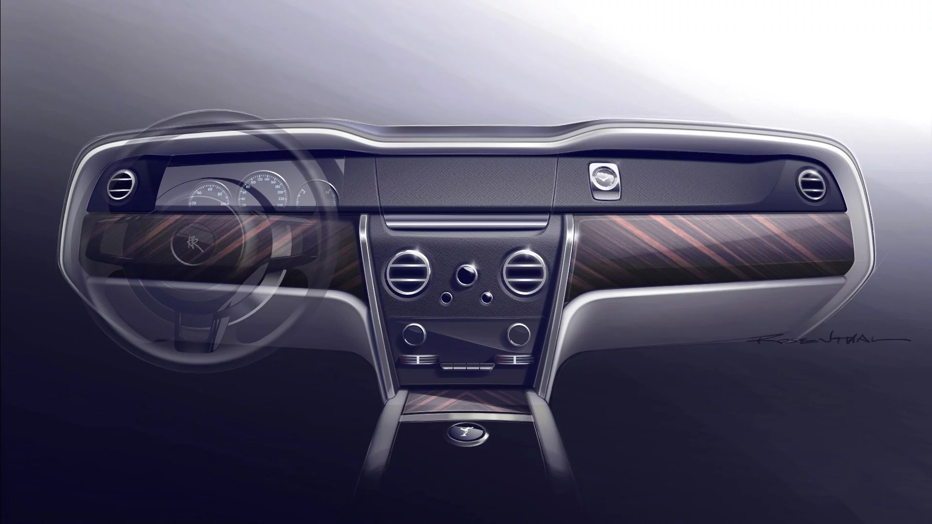 Rolls-Royce Cullinan sketch