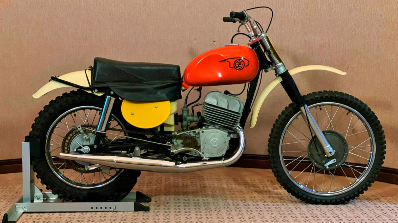 This 1967 CZ Twin Pipe sold for $22,000 as Lot F228 at Mecum Auctions' Las Vegas sale on Friday, 28 January 2022