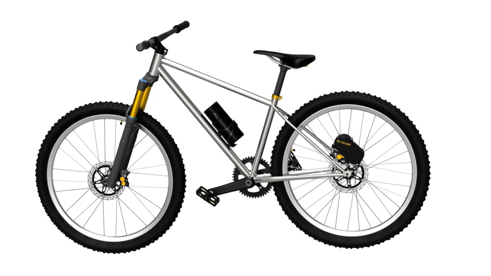 A diagram highlighting the Elevate components on a bike