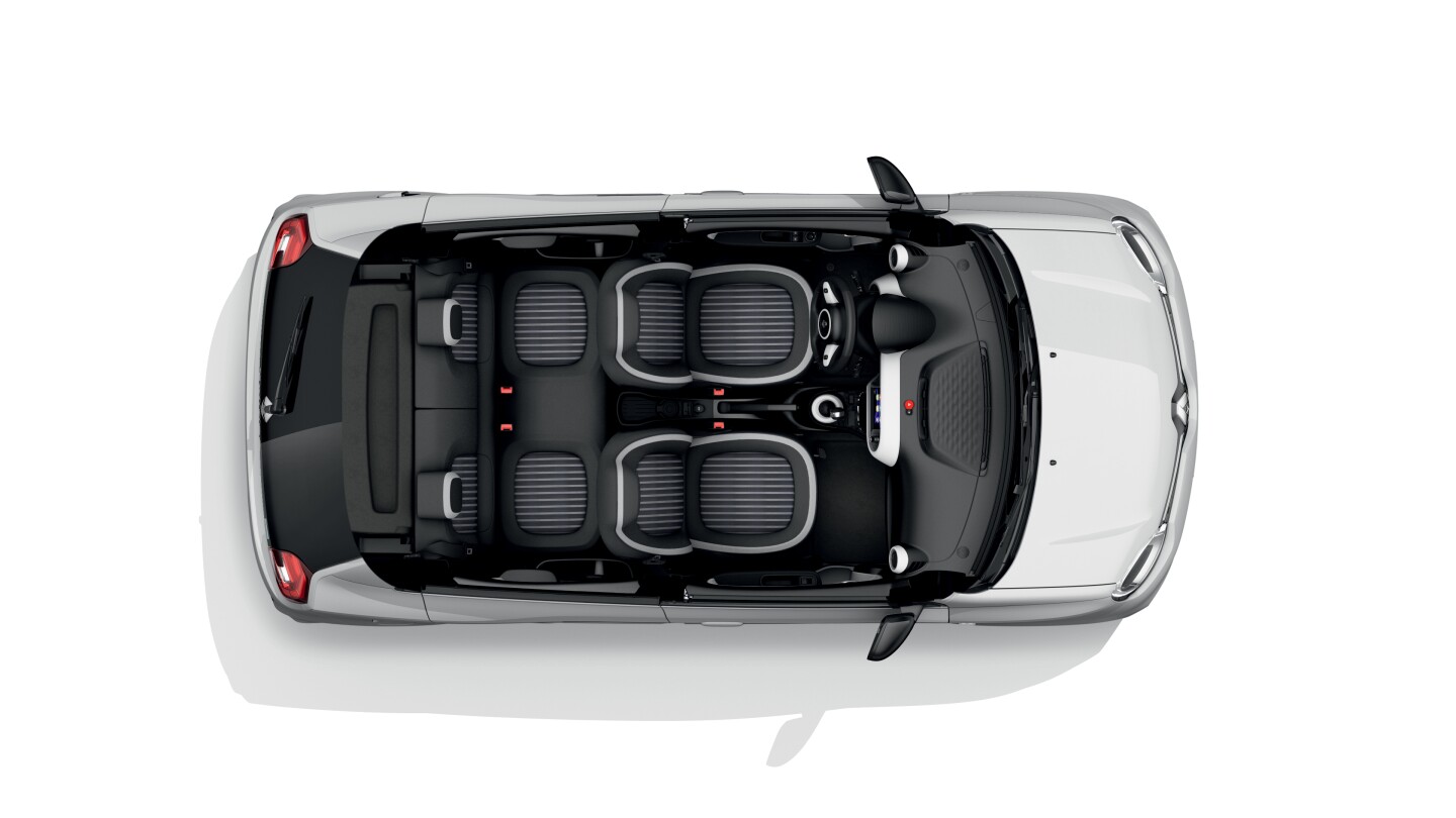 The Twingo Z.E. seats four
