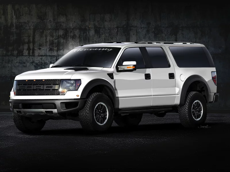 The Ford F-150 SVT Raptor turns SUV thanks to Hennessey