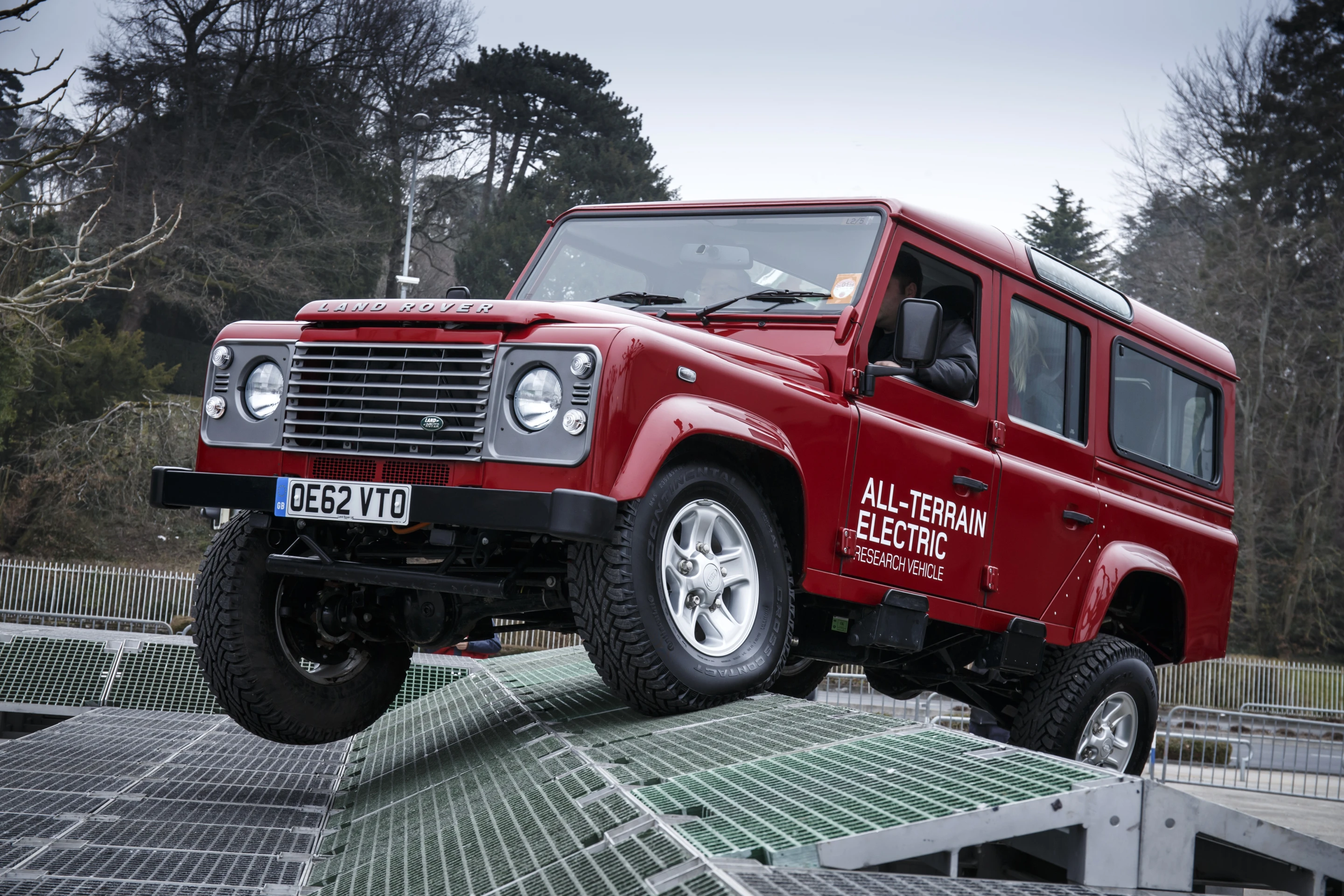 Electric Defender retains its legendary off-road capabilities just like its gas powered sibling