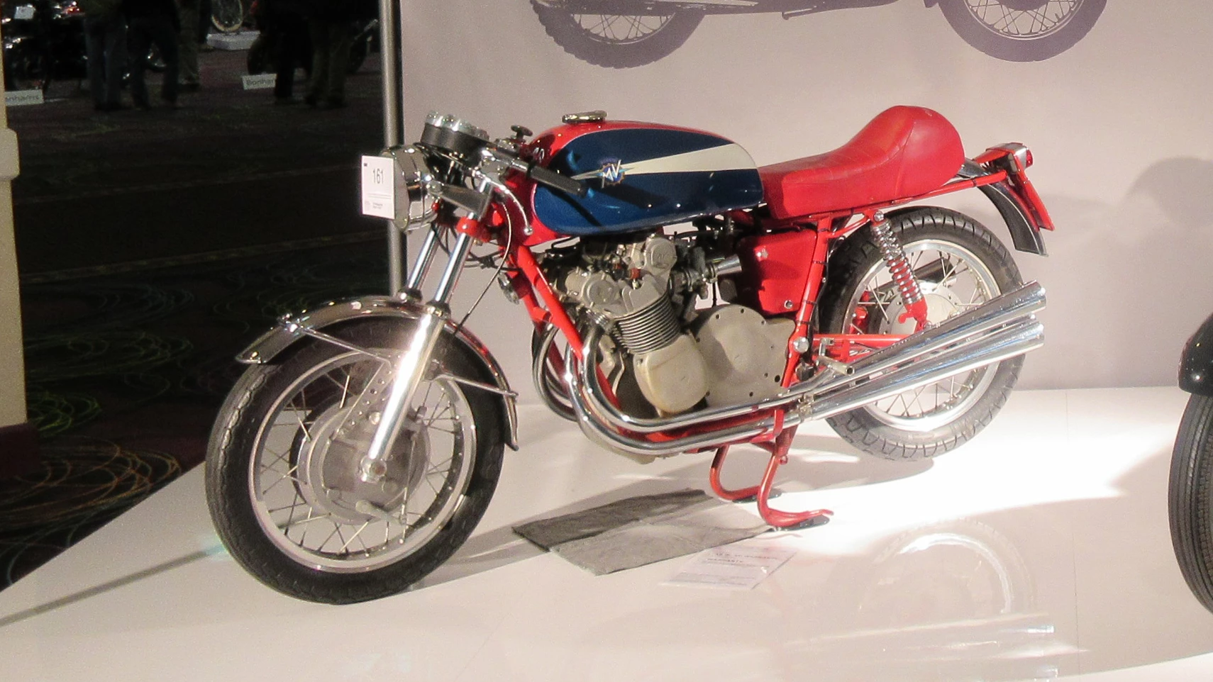 $115,000 – 1971 MV Agusta 750S - Bonhams Lot 161 became the third most expensive MV Agusta in history. It's slightly rarer than the MV Agusta America which sold at this auction for $120,500, but not in the same "time warp" condition.
