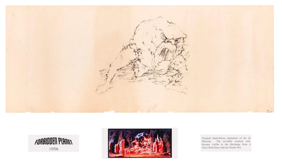 Animation drawing of the id monster