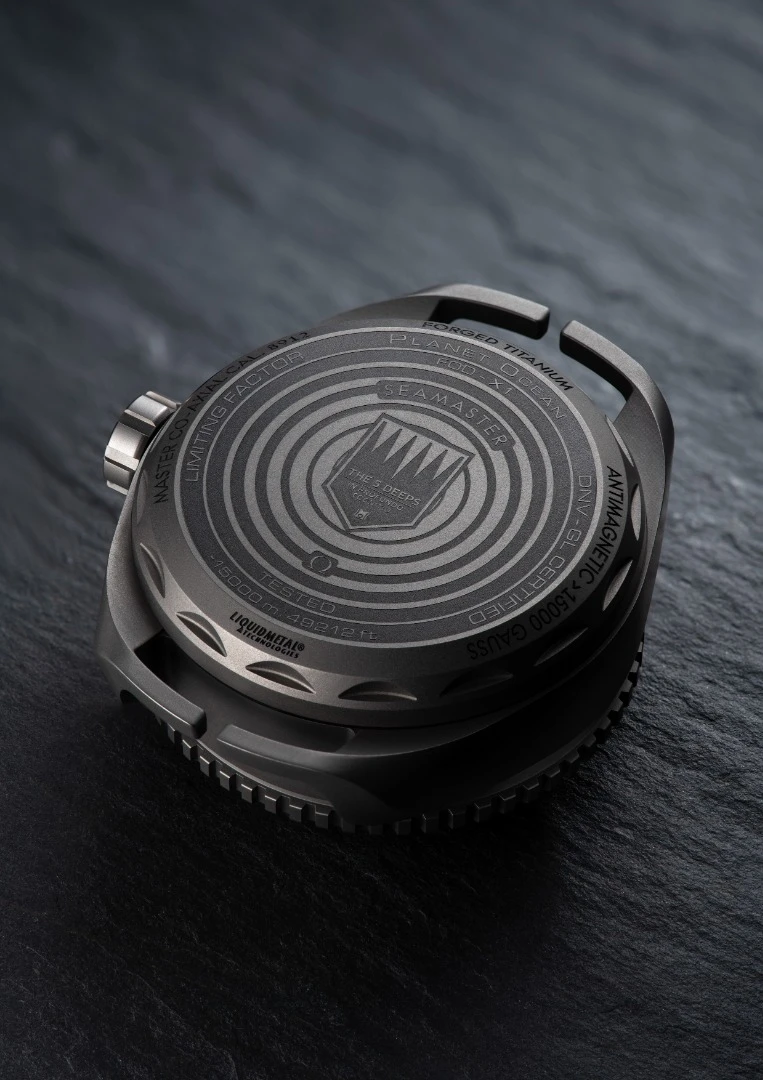 The manta lugs on the Omega Seamaster Planet Ocean Ultra Deep Professional