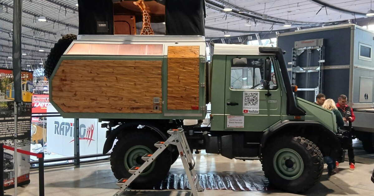 Pop-up Unimog woody camper is unlike any RV you've seen