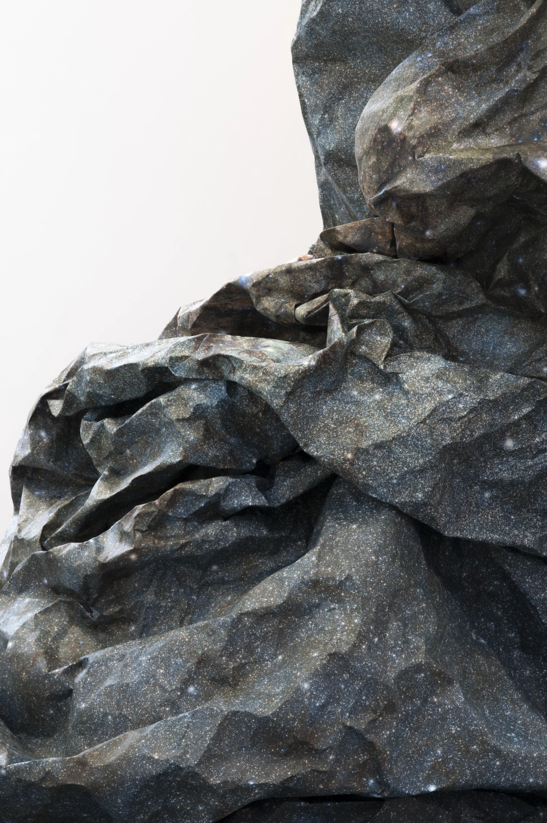 Winner - Annie Maunder Prize for Image Innovation. Dark River. The artist printed out a massive image of the Milky Way and then created a three-dimensional sculpture out of the canvas
