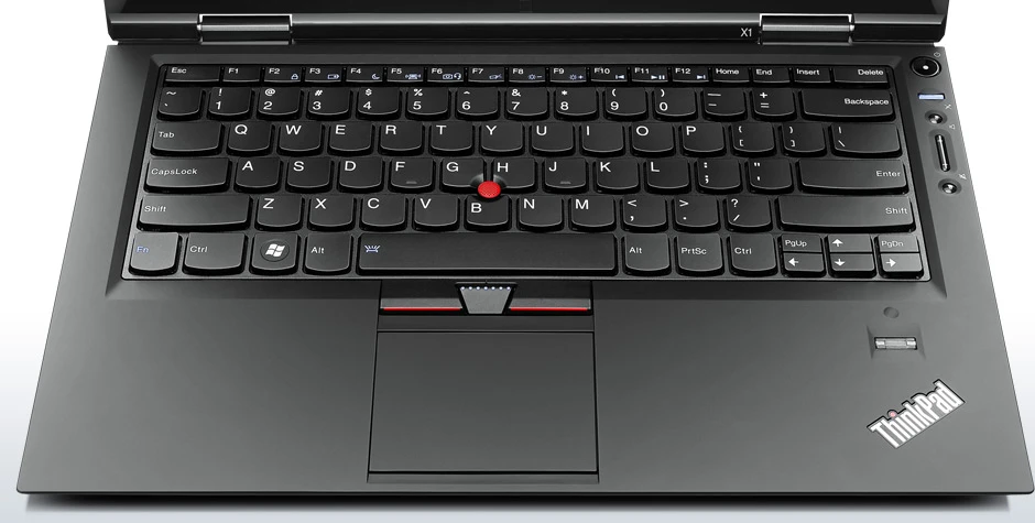 The X1 benefits from a totally new LED backlit, spill-resistant keyboard with smile-shaped keys that are said to offer an enlarged forgiveness zone and a superior typing experience