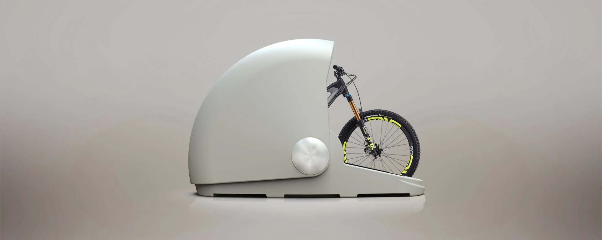 The Alpen Bike Capsule is claimed to accommodate most kinds of bicycles
