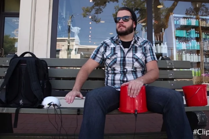 Cliphit allows budding drummers to practice on whatever objects are close to hand