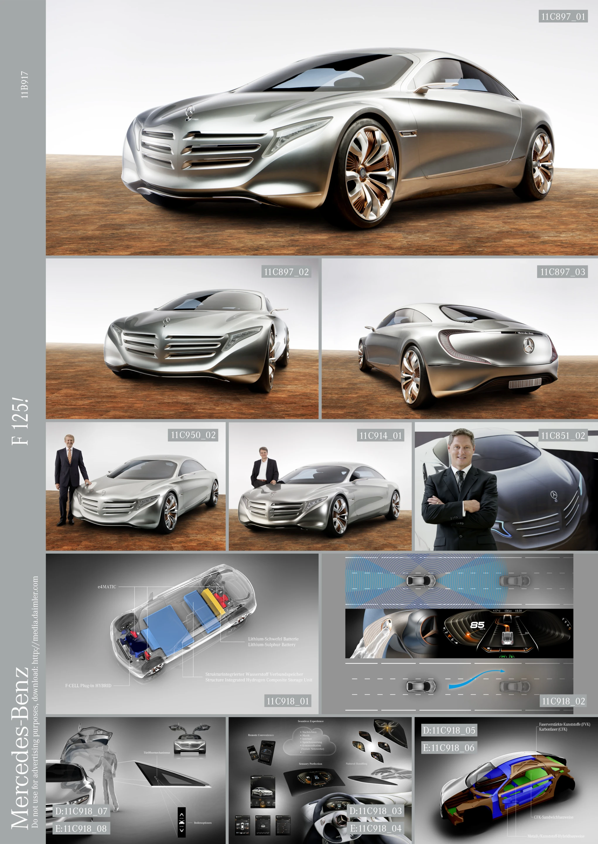 The Mercedes-Benz F 125! research vehicle