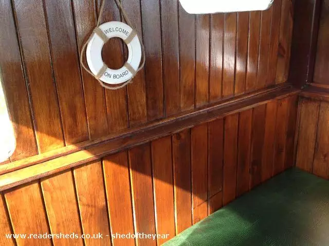 The Maggie Ewing is a renovated ex-boat wheelhouse