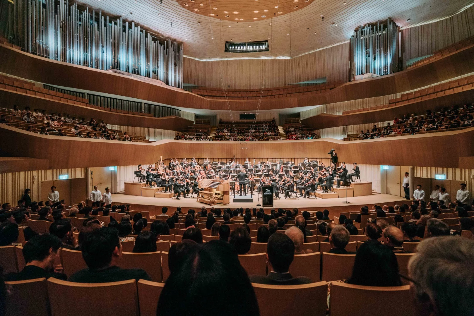 Inside the National Kaohsiung Centre for the Arts in Taiwan