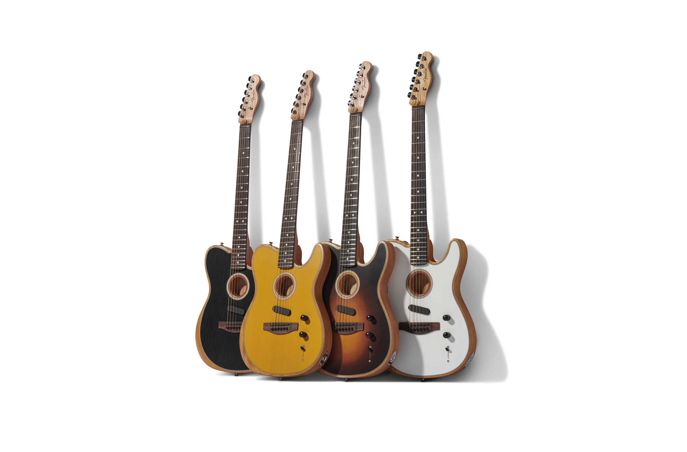 The Acoustasonic Player Telecaster is available in four color options