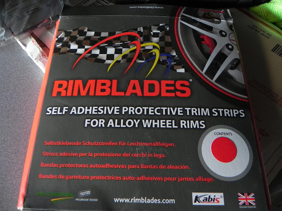 The RimBlades come in a package ready to go, with the blades and installation accessories included
