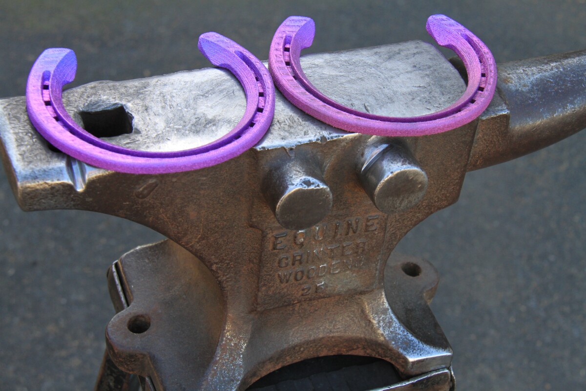 3Dprinted titanium horseshoes could win by a nose