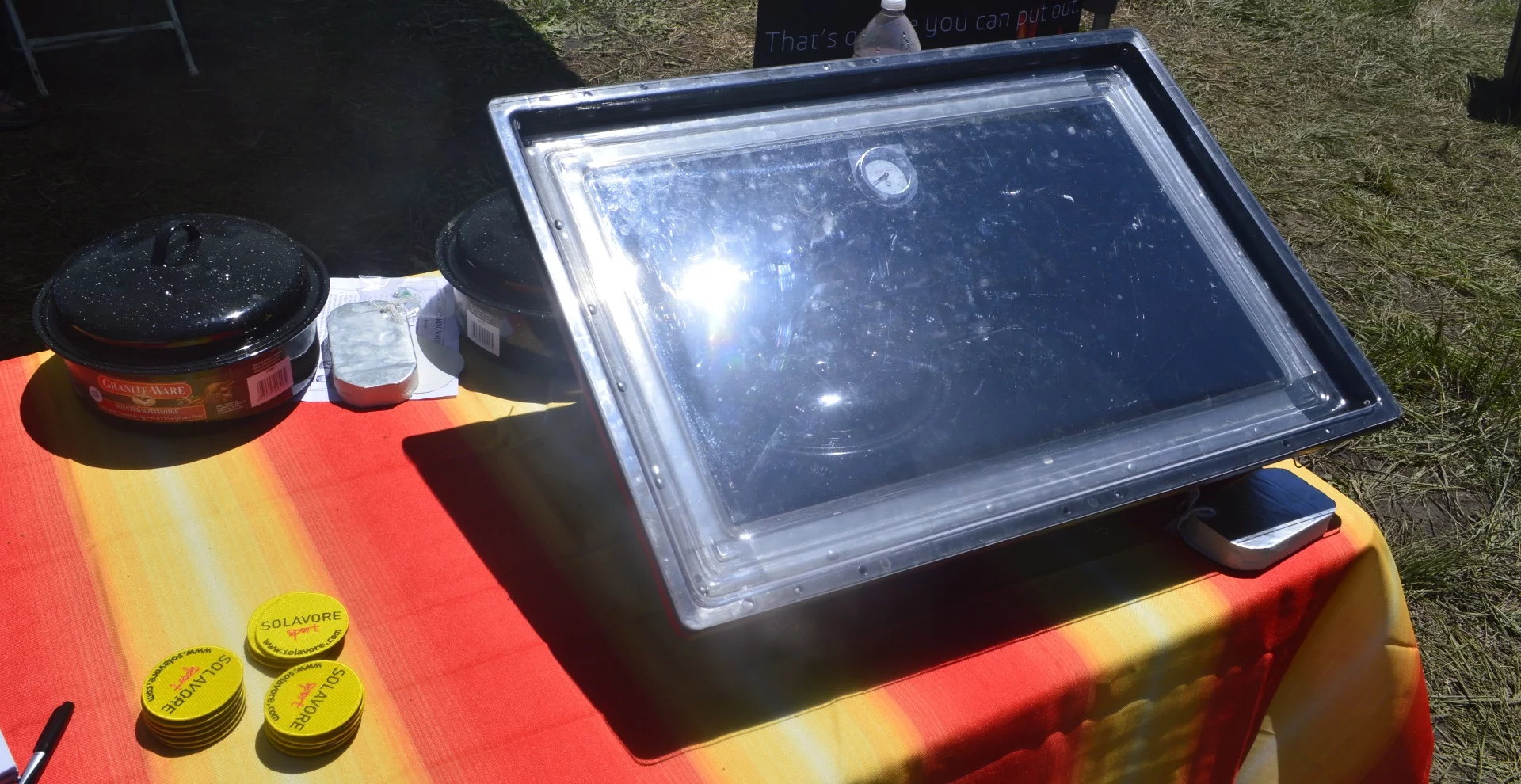 Solavore Sport oven at Overland Expo 2015