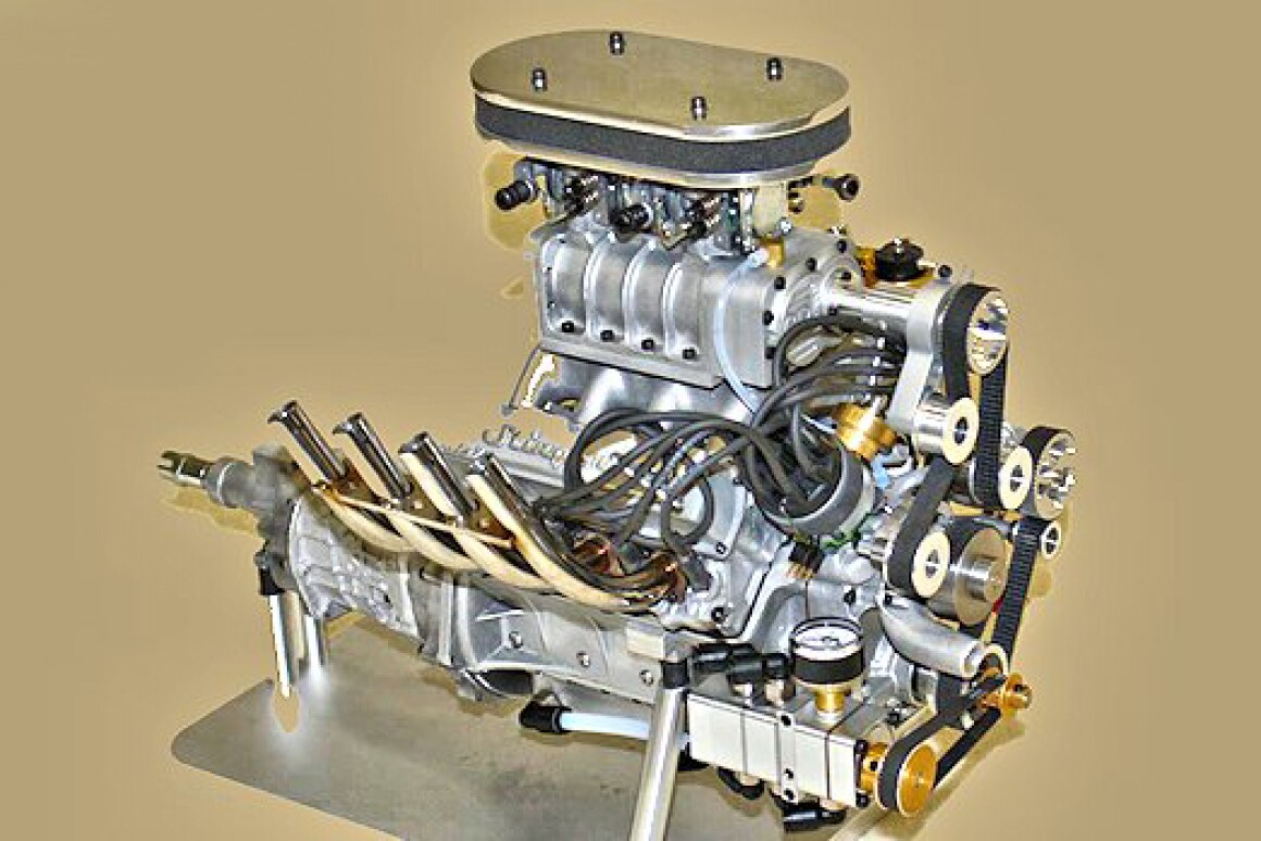 World's smallest supercharged four-stroke V8 engine now in production