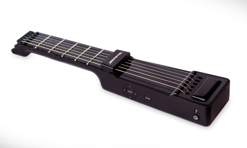To shorten the length of a note, the JamStik has a palm mute switch located at its "bridge" end