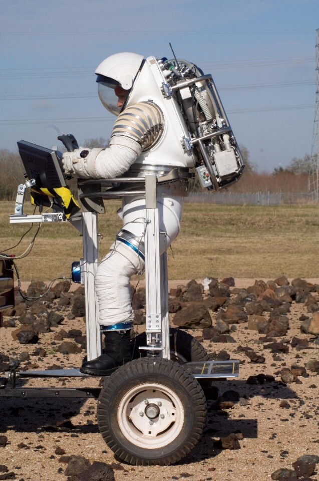 Constellation suit on rover