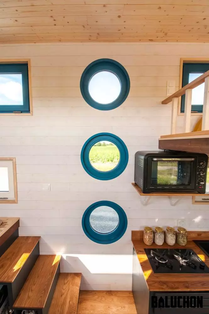 The Valhalla sports porthole-style windows