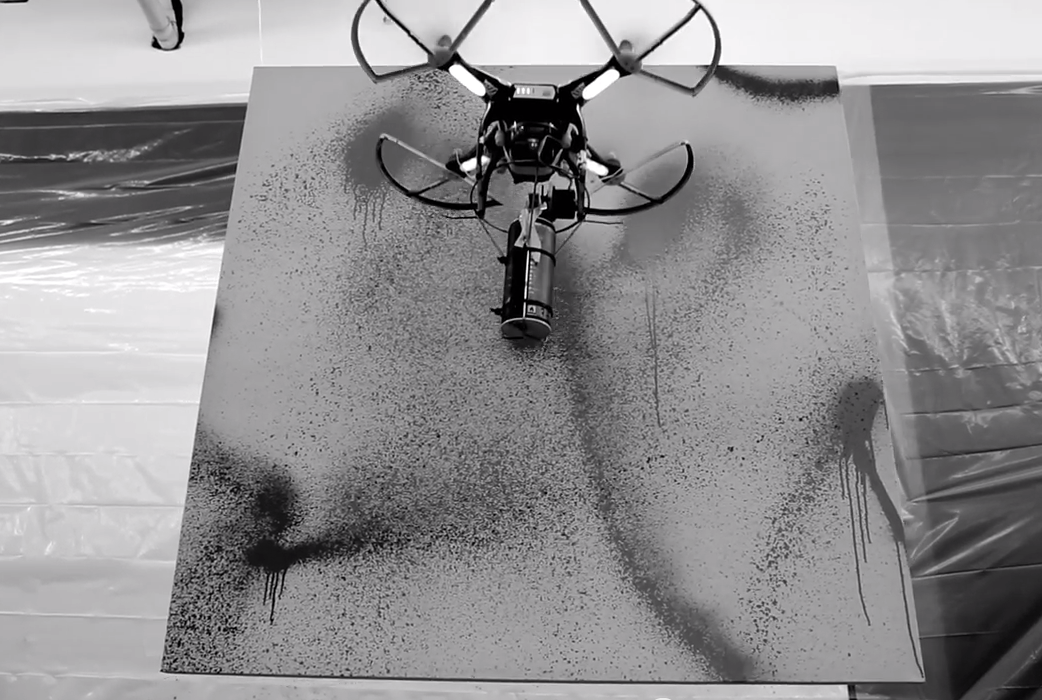 KATSU's drone device at work