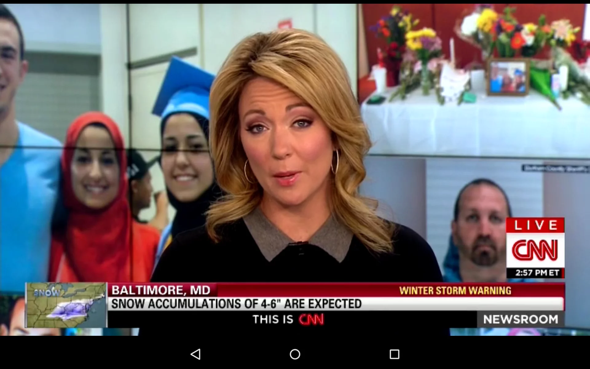 Live CNN streaming on the Android app