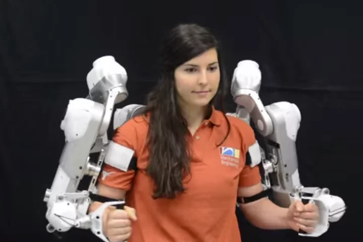 Harmony is a robotic exoskeleton designed for the upper body