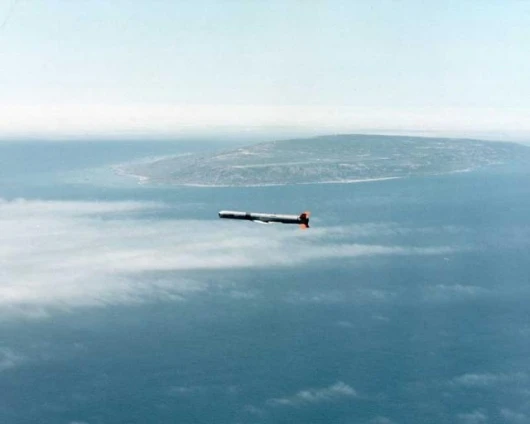 The concept of a missile being fired with a target-of-opportunity route to the target area is a new one.