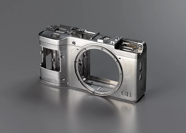 The Ricoh GR II uses a magnesium alloy design