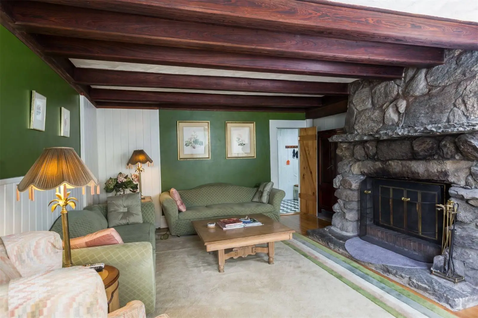 Inside the Tyringham Gingerbread House