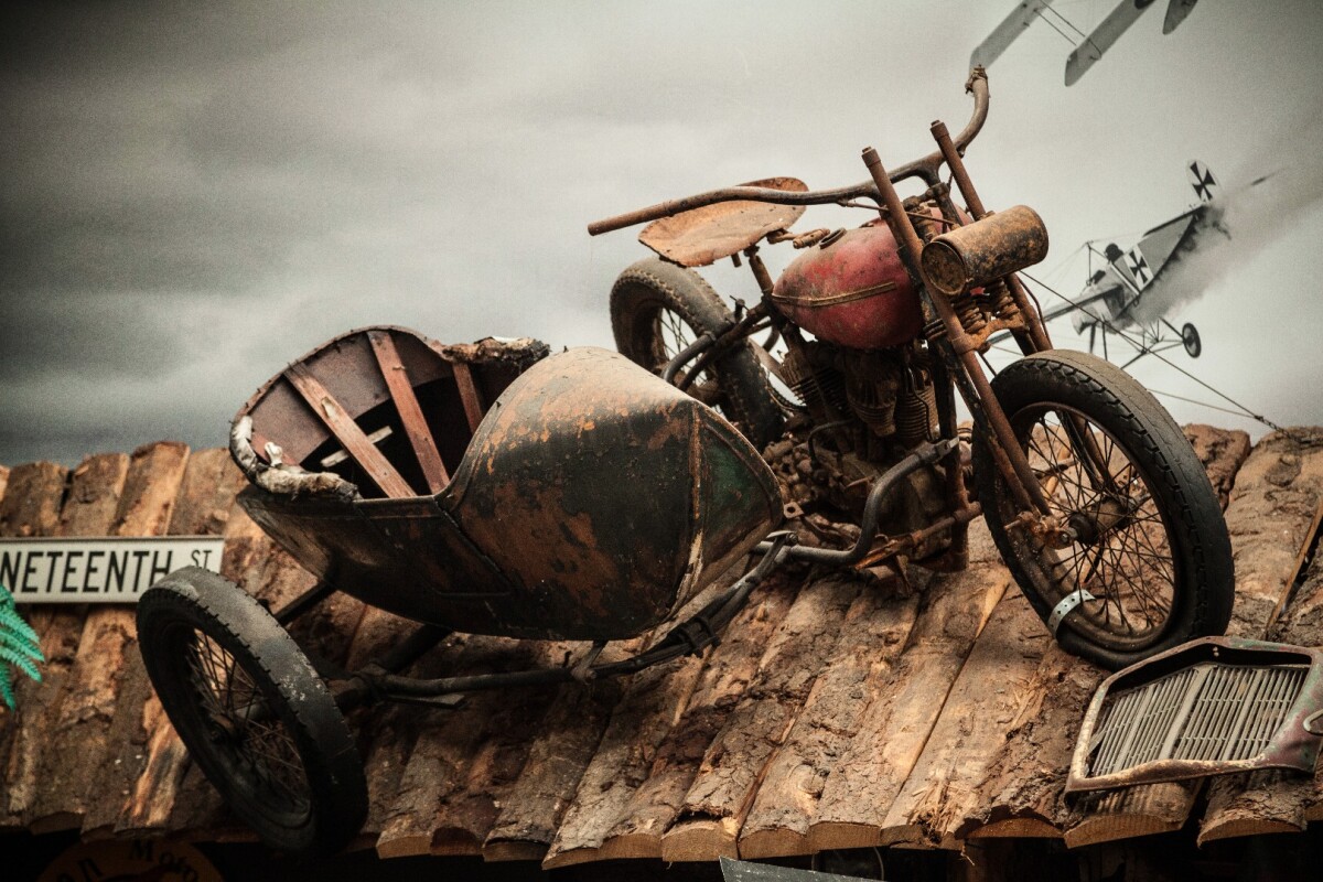Indian sidecar once owned by Steve McQueen