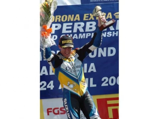 Corser again, giving him five wins from six starts so far this year.