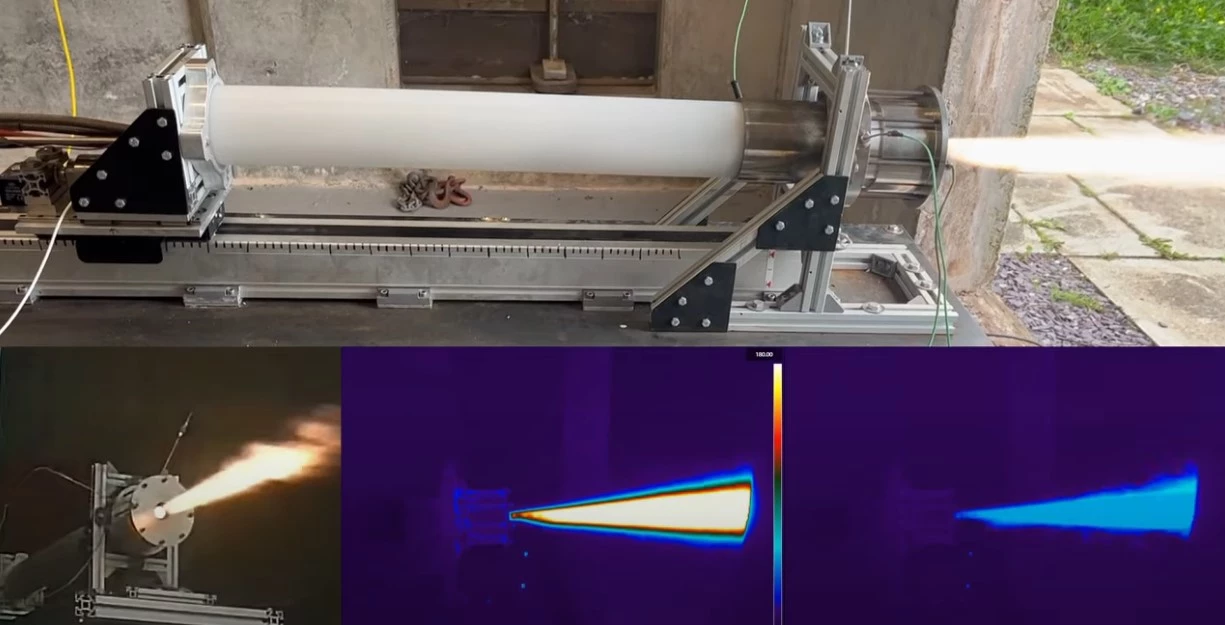 Test firing images of Ourborous-3
