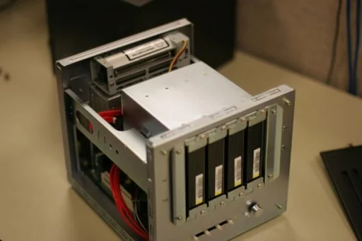 standard SATA drives are used.