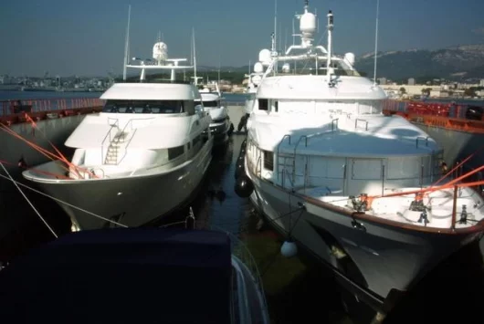 Yachts aboard the Yacht Express