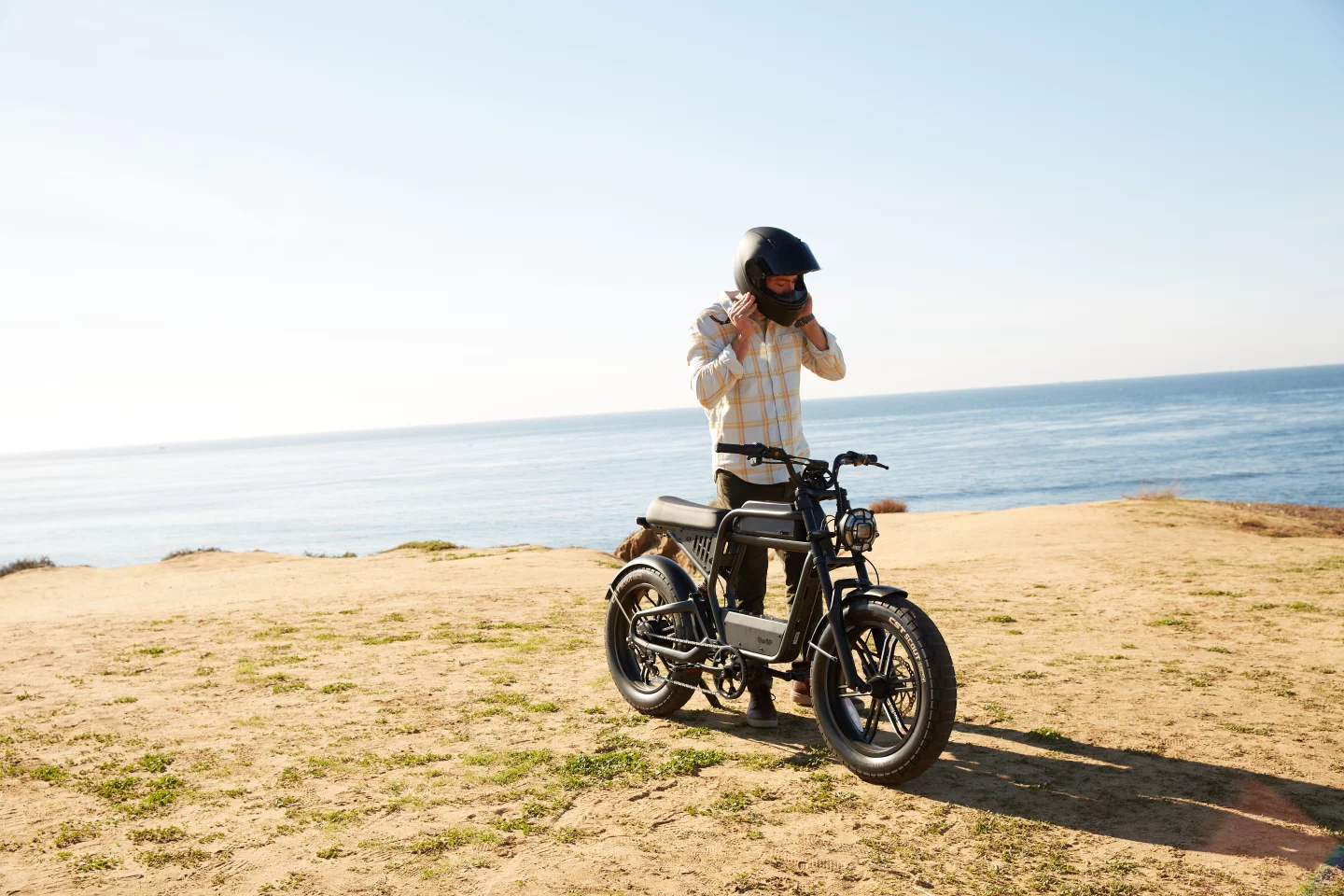 An off-road mode unlocks the Revv 1 Class 2 ebike's motor for 28+ mph top speeds