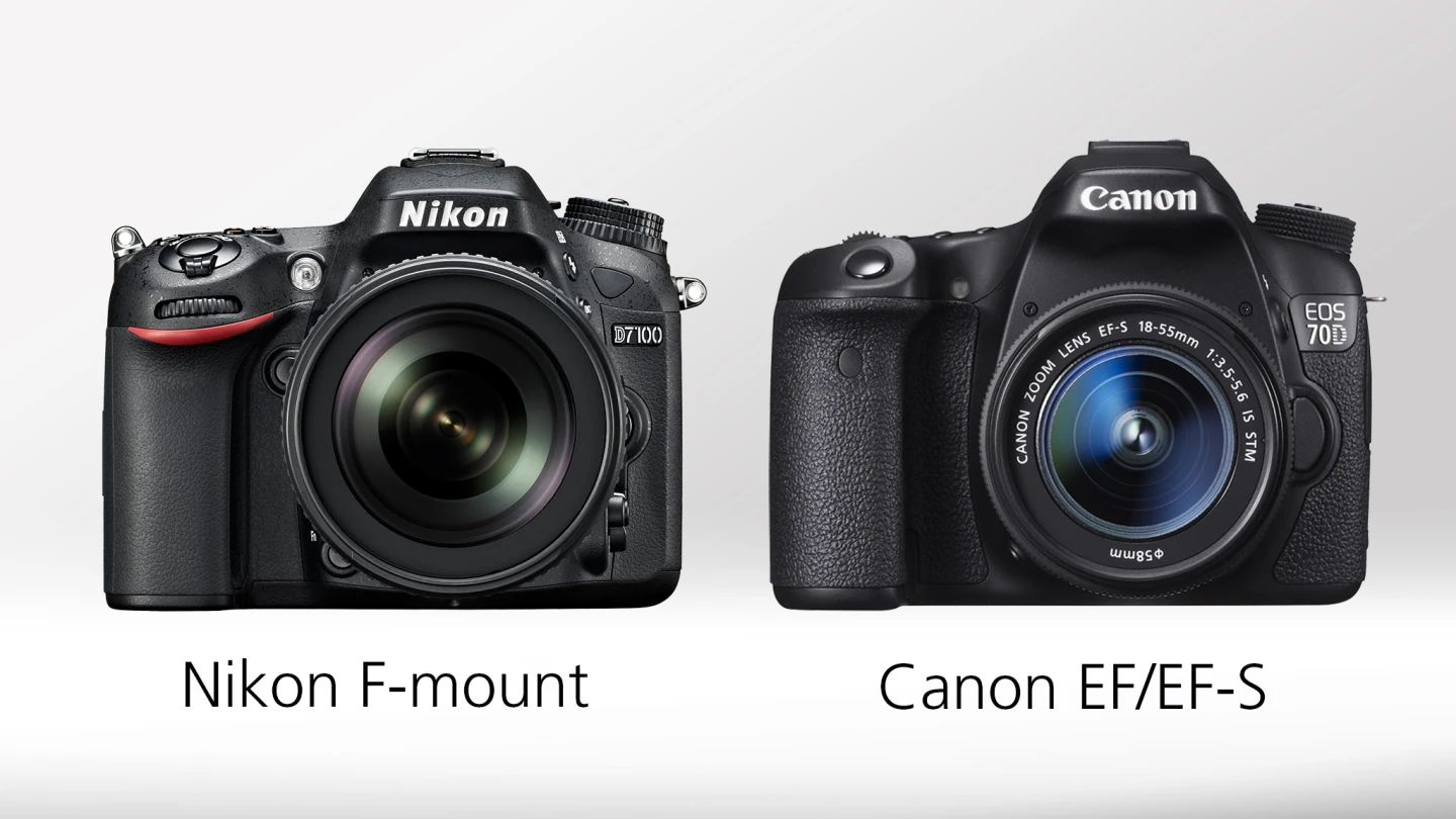 Nikon D7100 vs. Canon 70D - Mount