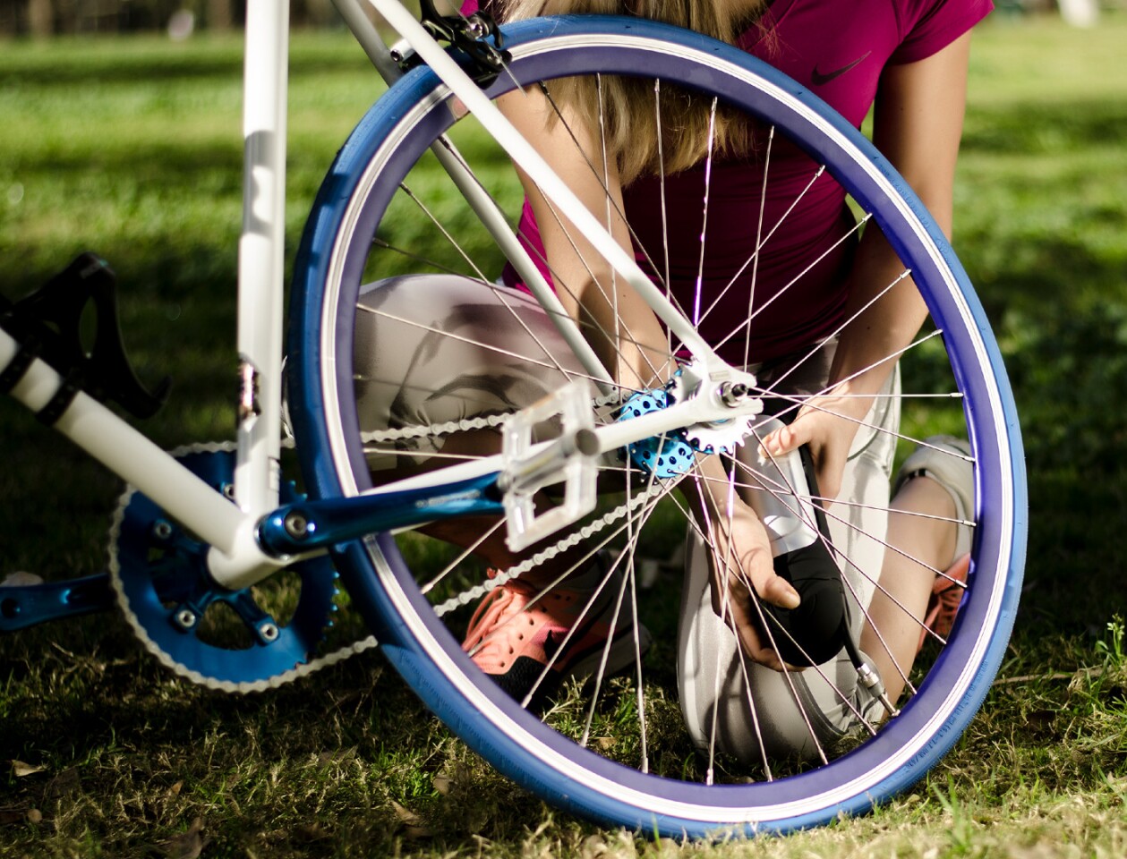 Users just attach RideAir to their tire's valve stem (Photo: DesignAir Innovations)