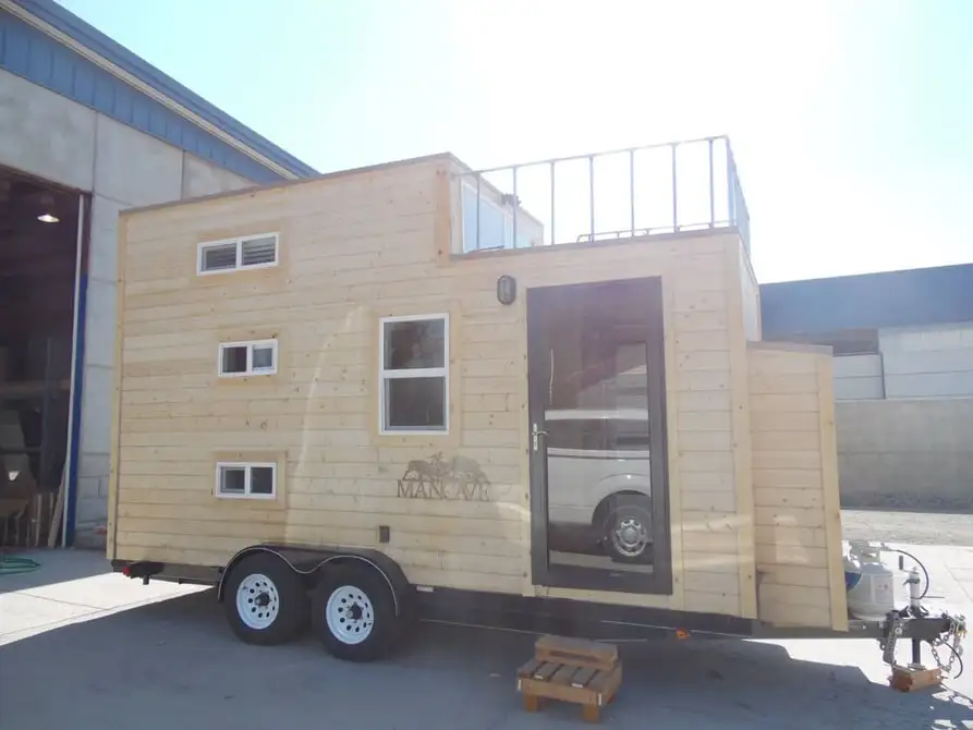 The exterior of the Man Cave is pretty basic and plain