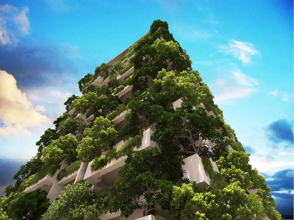 The completed construction will be 46 stories tall