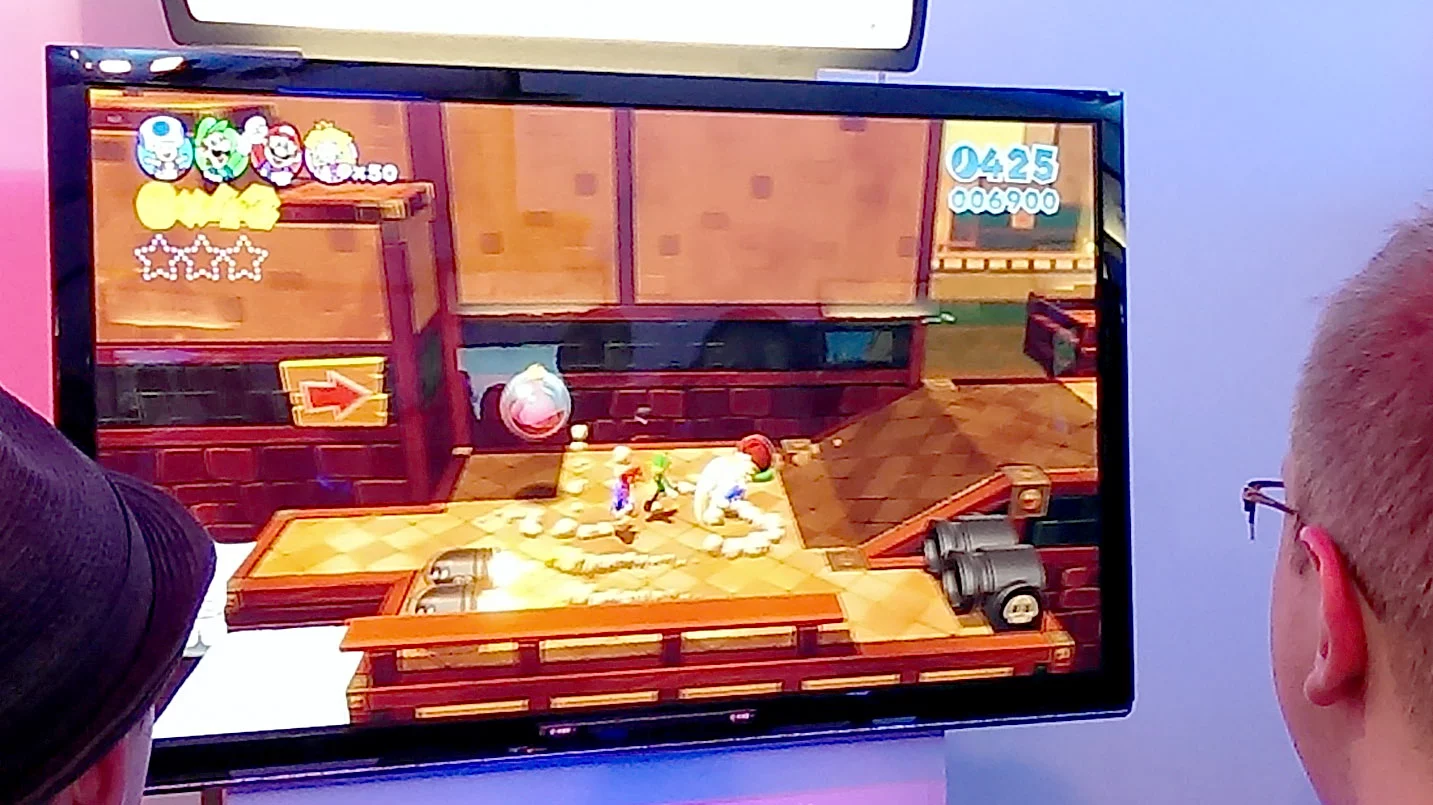 In this level, we had to dodge one of Mario's oldest nemesis, Bullet Bill