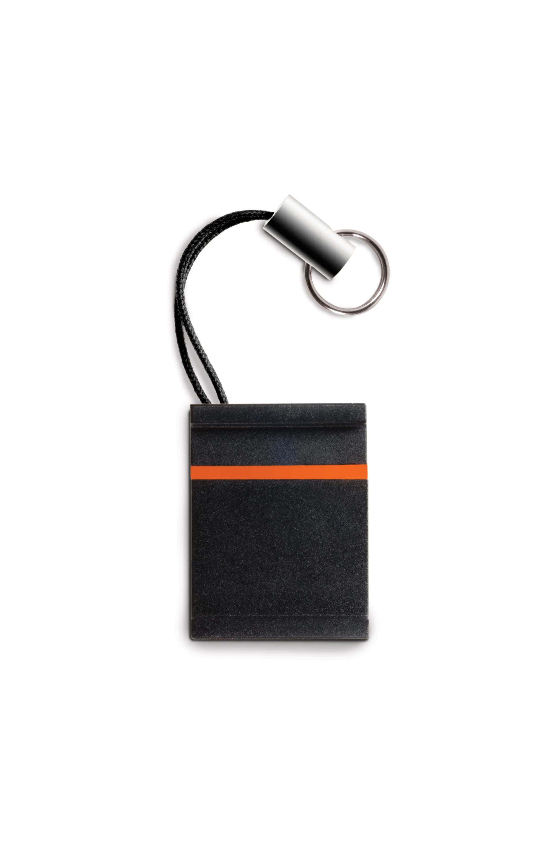 The 0.83 x 0.63 x 0.4 inch MosKeyto flash drive from LaCie