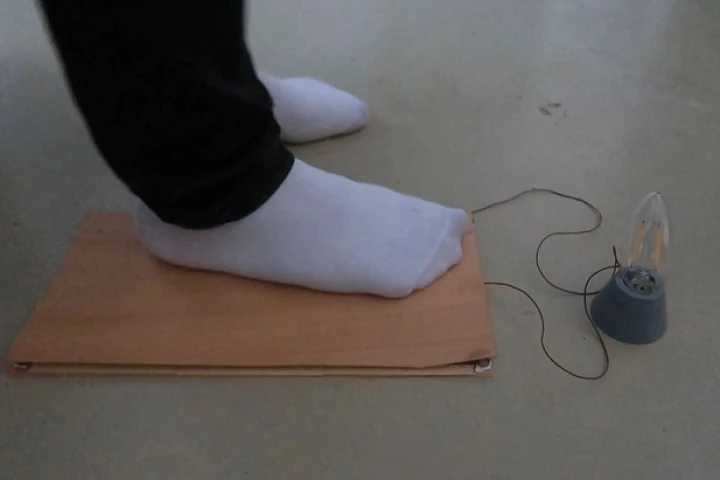 A new form of energy-harvesting wooden flooring can generate enough power for small electronics through footsteps